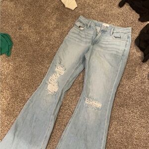 Light Wash Distressed Jeans